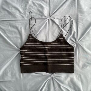 Forever 21 striped cami tank top